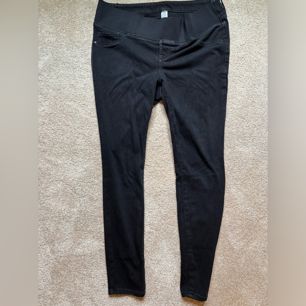 Old Navy Rockstar Maternity Jegging - 12 - GUC